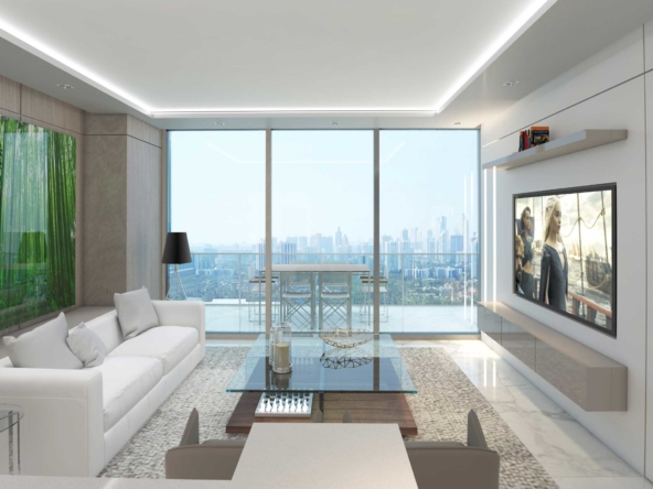 sunny isle skyline florida from living room